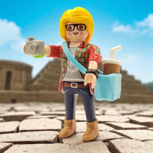 Cover Playmobil Series 21 Niñas Turista 70733