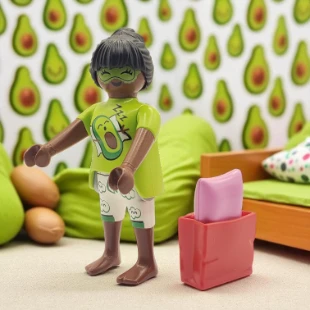 Cover Playmobil Series 21 Niñas Niña con Pijama 70733
