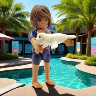 Cover Playmobil Series 21 Niñas Cuidadora de Focas 70733
