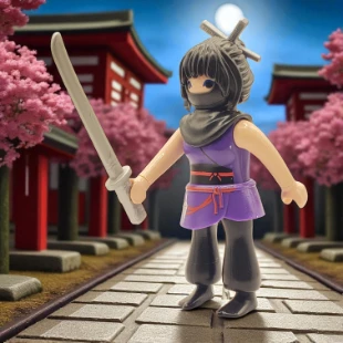 Cover Playmobil Series 21 Niñas Ninja 70733