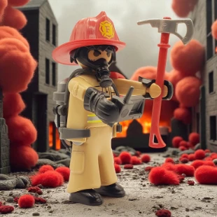 Cover Playmobil Series 21 Niños Bombero 70732