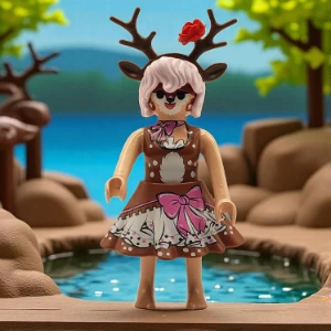 Cover Playmobil Series 22 Niñas Mujer Venado 70735
