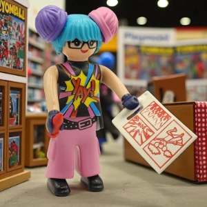 Cover Playmobil Series 22 Niñas Diseñador de Comics 70735