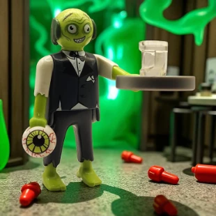 Cover Playmobil Series 22 Mesero Zombie 70734