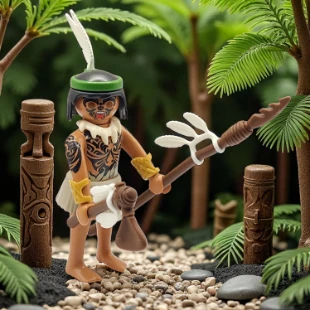 Cover Playmobil Series 22 Guerrero Maorí 70734