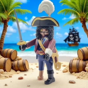 Cover Playmobil Series 22 Capitán Pirata 70734