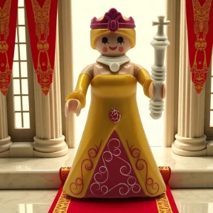 Cover Playmobil Series 23 Niñas Reina Con Cetro 70639