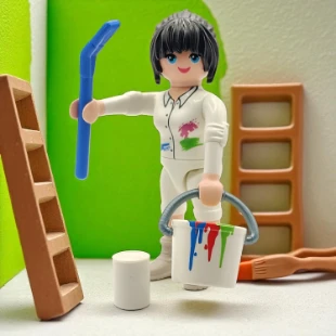 Cover Playmobil Series 24 Pintora 70940