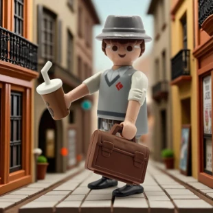 Cover Playmobil Series 24 Burócrata 70939