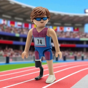 Cover Playmobil Series 24 Atleta Paralímpico 70939
