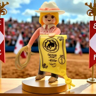 Cover Playmobil Series 26 Vaquera 71606