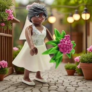 Cover Playmobil Series27 Niña Novia 71761