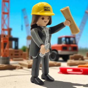Cover Playmobil Series27 Gerente de Construcción 71761