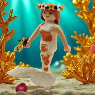 Cover Playmobil Series27 Niña Sirena Japonesa 71761