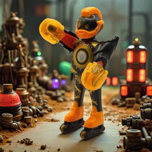 Cover Playmobil Series27 Vengador Steampunk 71760
