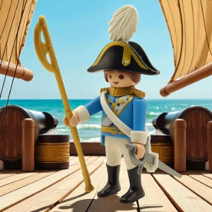 Cover Playmobil Series27 Almirante 71760