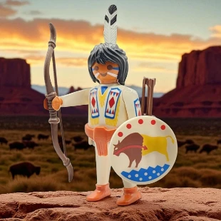 Cover Playmobil Series 12 Nativo Américano 9241
