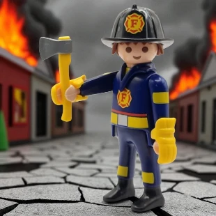 Cover Playmobil Series 12 Bombero 9241