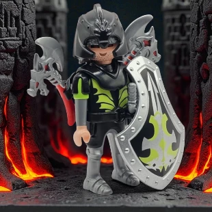 Cover Playmobil Series 12 Caballero Dragón 9241