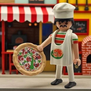 Cover Playmobil Series 12 Chef Italiano 9241