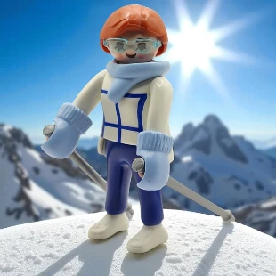 Cover Playmobil Series 01 Esquiadora 5204