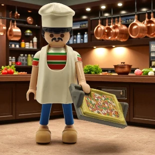 Cover Playmobil Series 01 Chef Italiano 5203