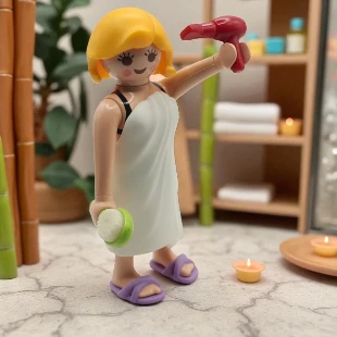 Cover Playmobil Series 02 Bañista con Toalla 5158