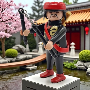 Cover Playmobil Series 02 Shifu con Chacos 5157
