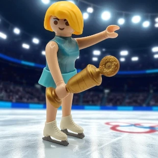 Cover Playmobil Series 03 Patinadora sobre hielo Campeona 5244