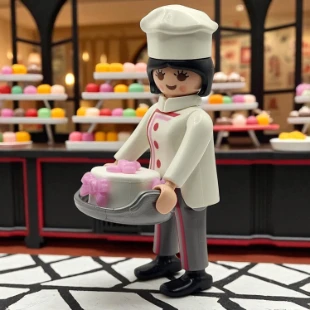 Cover Playmobil Series 03 Chef Repostrera 5244