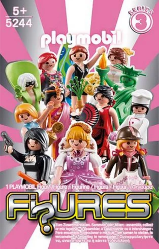 Playmobil Series 3 Niña Sobre 5244