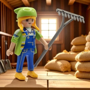 Cover Playmobil Series 04 Granjera 5285