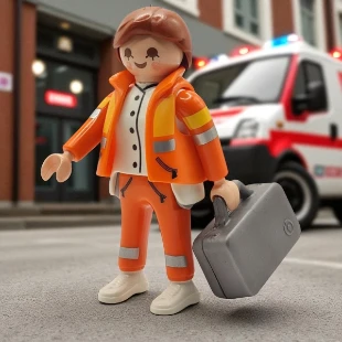 Cover Playmobil Series 04 Paramédica 5285