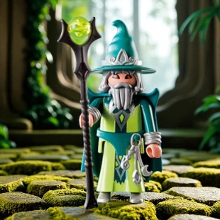 Cover Playmobil Series 04 Mago Verde 5284