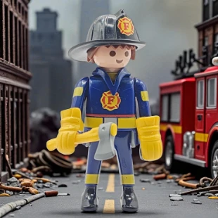 Cover Playmobil Series 04 Bombero 5284