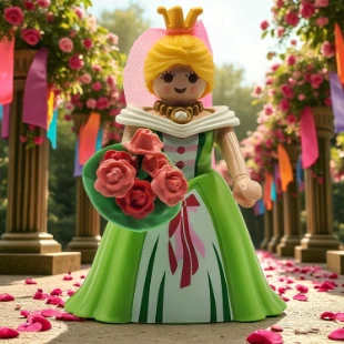 Cover Playmobil Series 05 Reina con Velo 5460