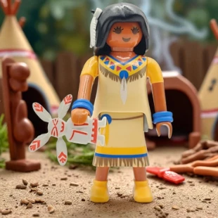 Cover Playmobil Series 05 Niña Nativa Américana 5461
