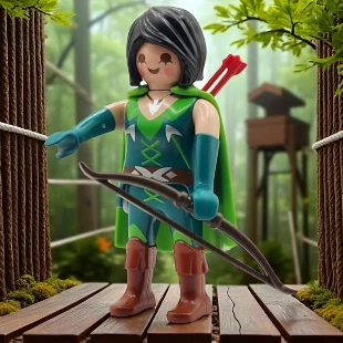 Cover Playmobil Series 05 Arquera del Bosque 5461