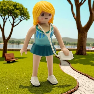 Cover Playmobil Series 05 Chica con Ipod 5461
