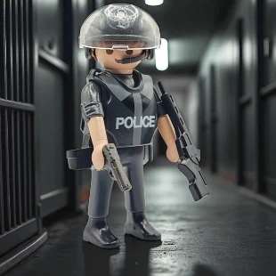 Cover Playmobil Series 05 Policía Élite 5460