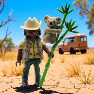Cover Playmobil Series 06 Exploradora con Koala 5459