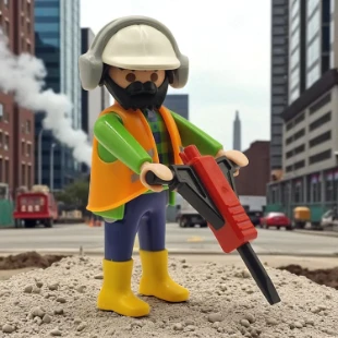 Cover Playmobil Series 06 Trabajador Urbano 5458