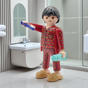 Cover Playmobil Series 06 Joven con Pijama 5458