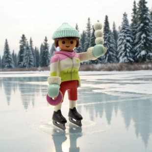 Cover Playmobil Series 28 Niña Invernal 71890