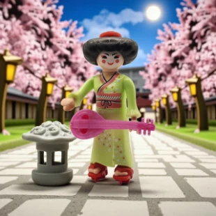 Cover Playmobil Series 28 Geisha 71890