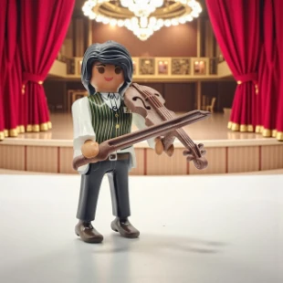 Cover Playmobil Series 28 Violinista de Concierto 71890