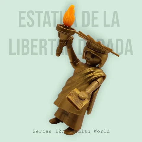 Estatua de la Libertad cobriza - Series 12 9242 Portada 2