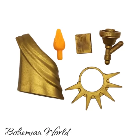 Estatua de la Libertad cobriza - Series 12 9242 Accesorios