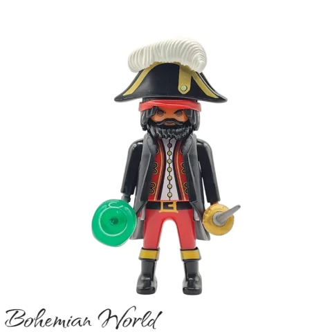 Capitán Pirata con Calavera de Cristal - Series 2 5157 Frente