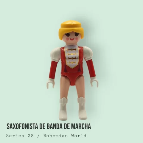 Saxofonista de Banda de Marcha - Series 28 71890 Archivo